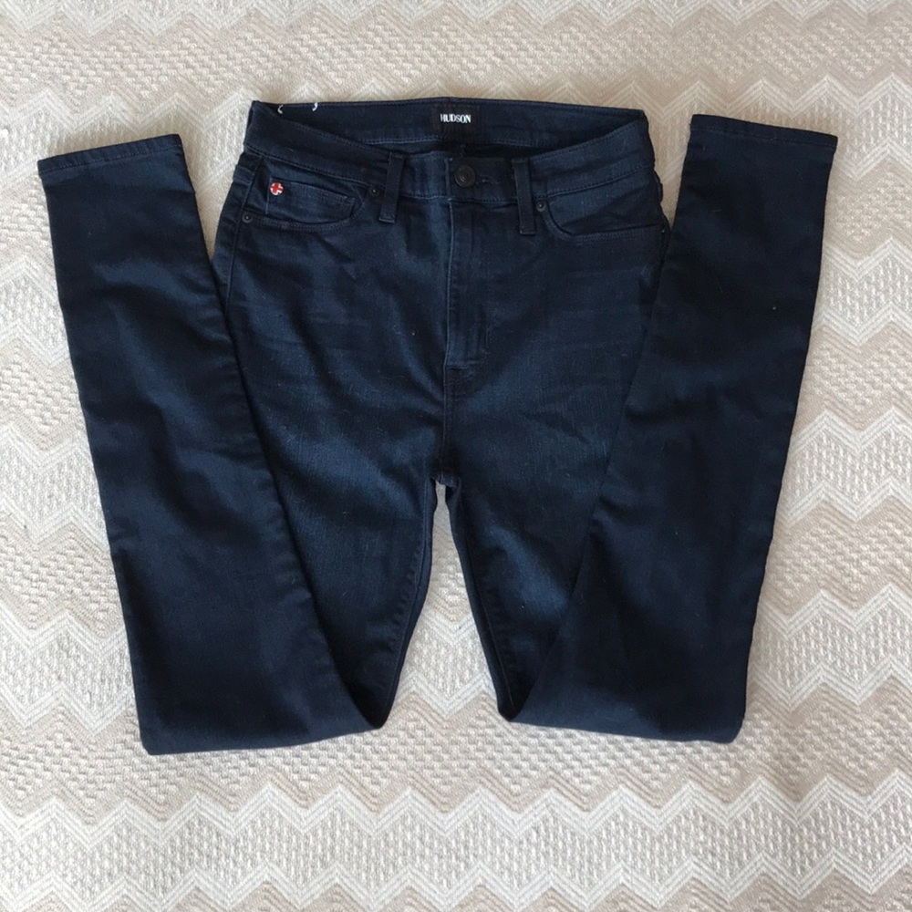 Hudson Dark wash skinny jeans